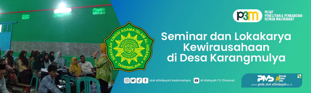 Mahasiswa KKN STAI Al Hidayah Tasikmalaya Gelar Seminar dan Lokakarya Kewirausahaan di Desa Karangmulya